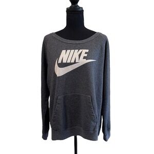 Unisex NIKE Gray Sweatshirt size XL